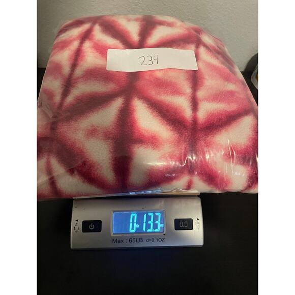 Patagonia Synchilla Fleece Pullover Womens Medium Pink Tie Dye Snap T Jacket - Picture 9 of 9